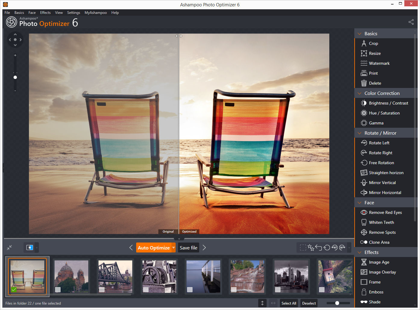 using layers with ashampoo photo optimizer