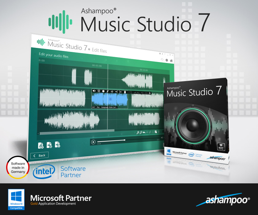 download the new for mac Ashampoo Music Studio 10.0.2.2