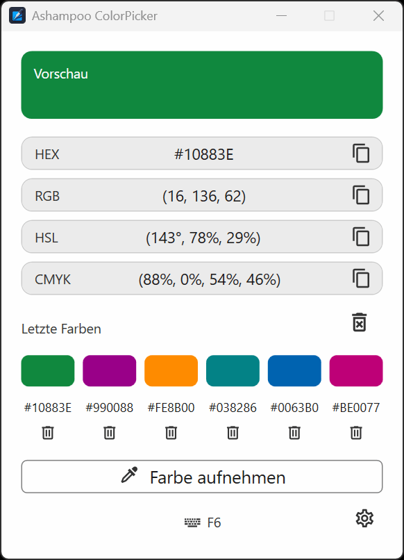 Ashampoo Color Picker