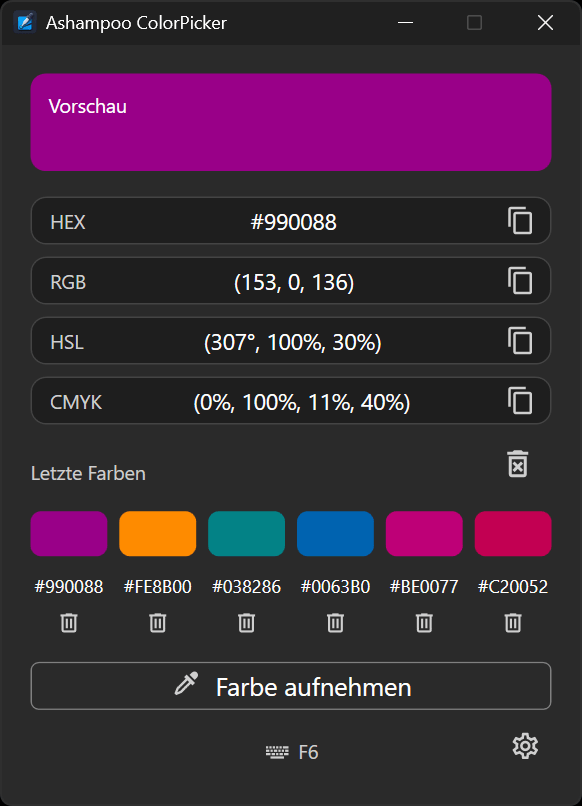 Ashampoo Color Picker