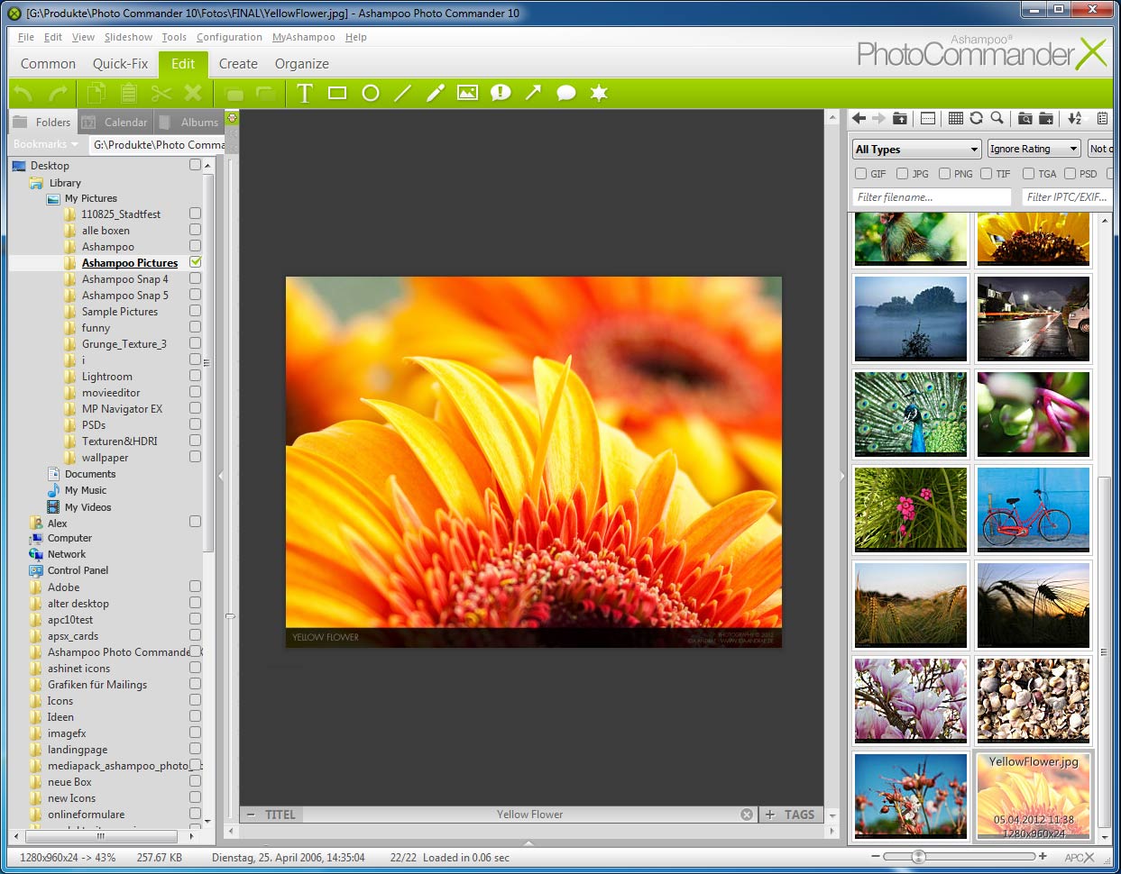 Ashampoo Photo Commander 10 - 图片管理编辑软件