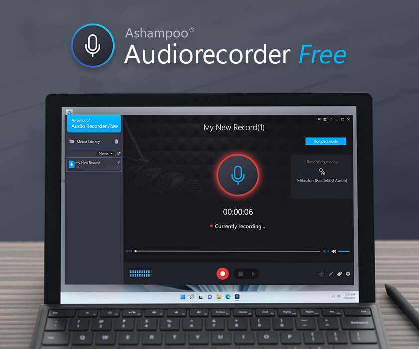 Ashampoo® Audio Recorder Free