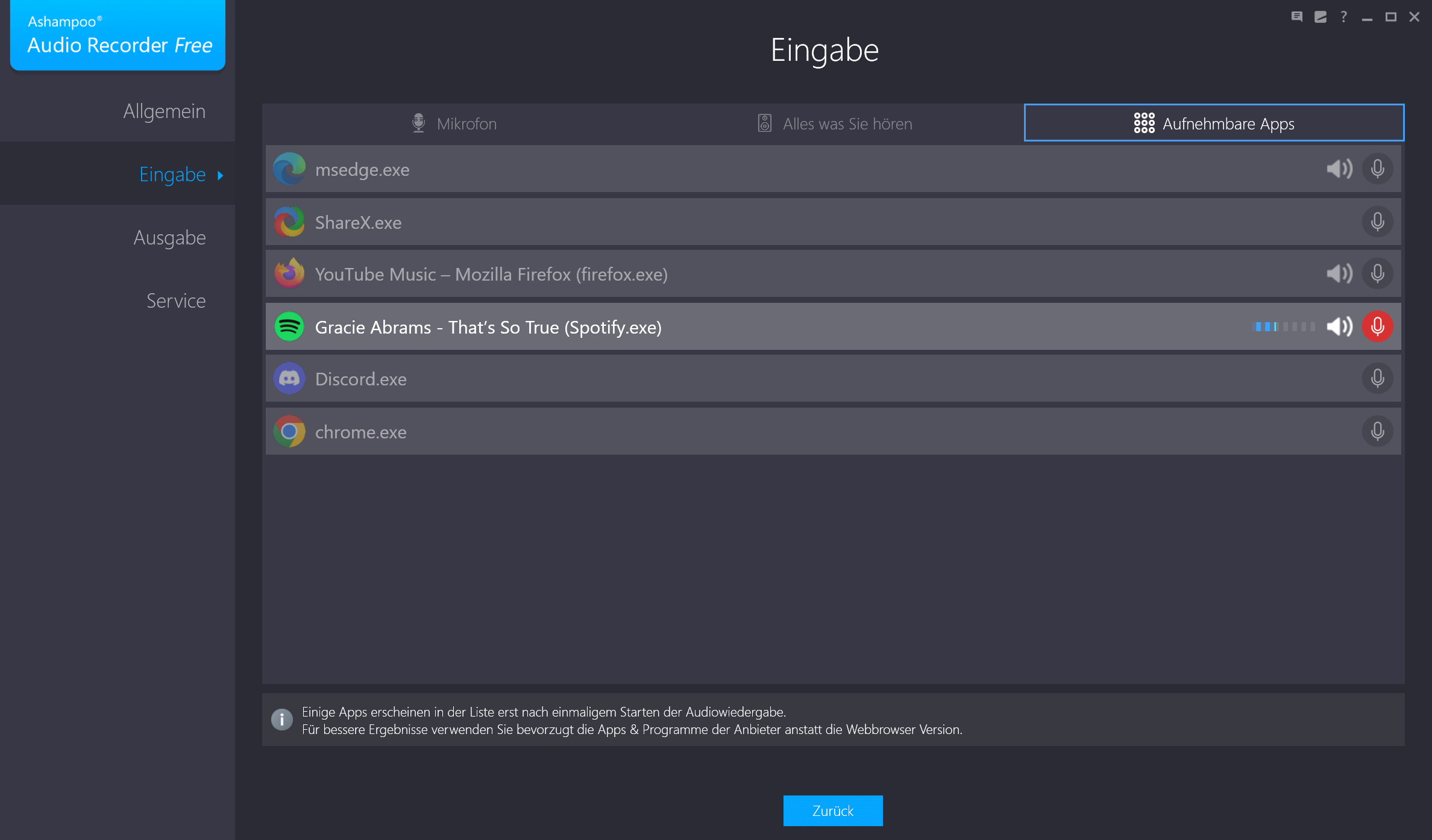 Ashampoo® Audio Recorder Free