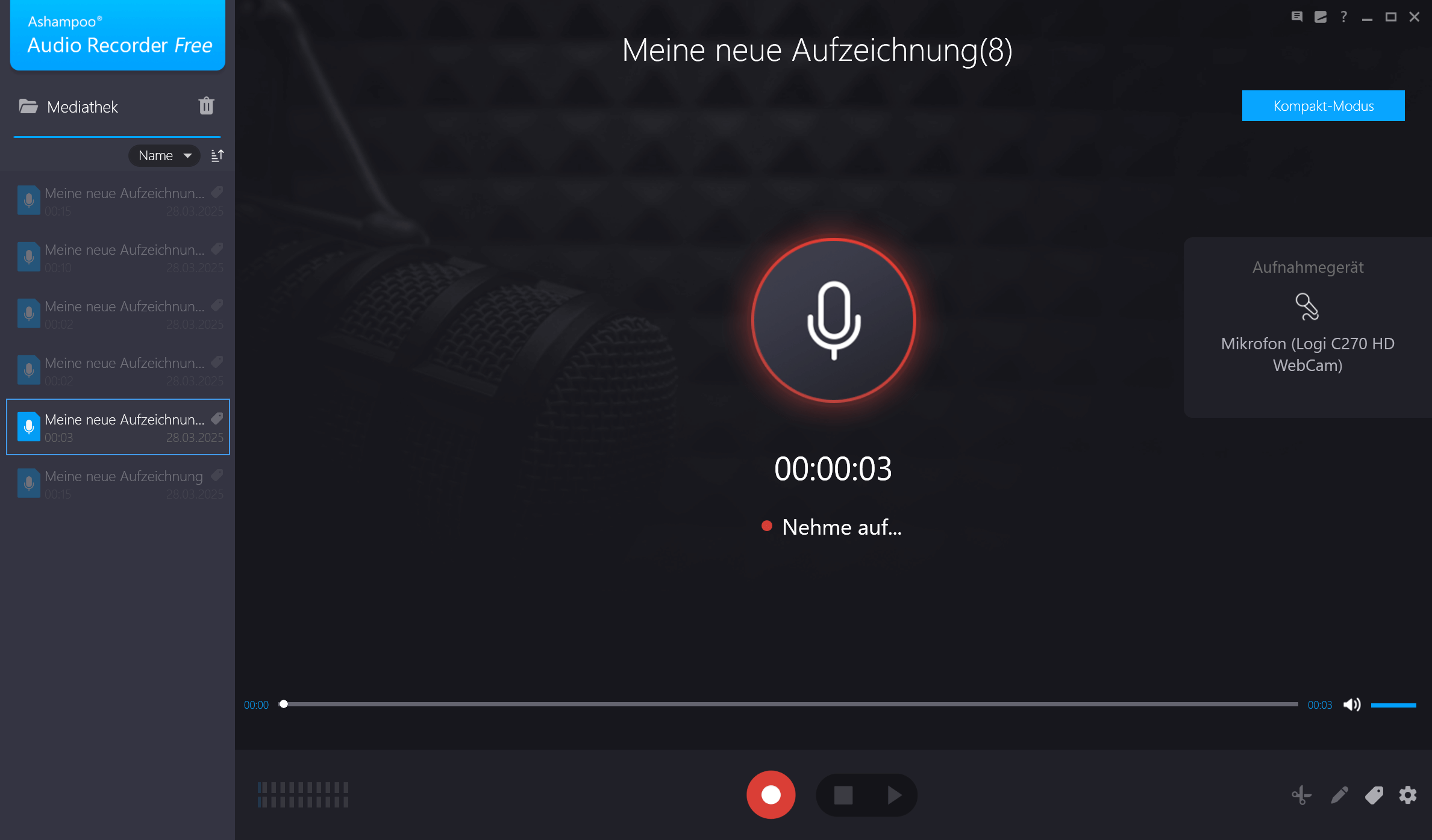 Ashampoo® Audio Recorder Free