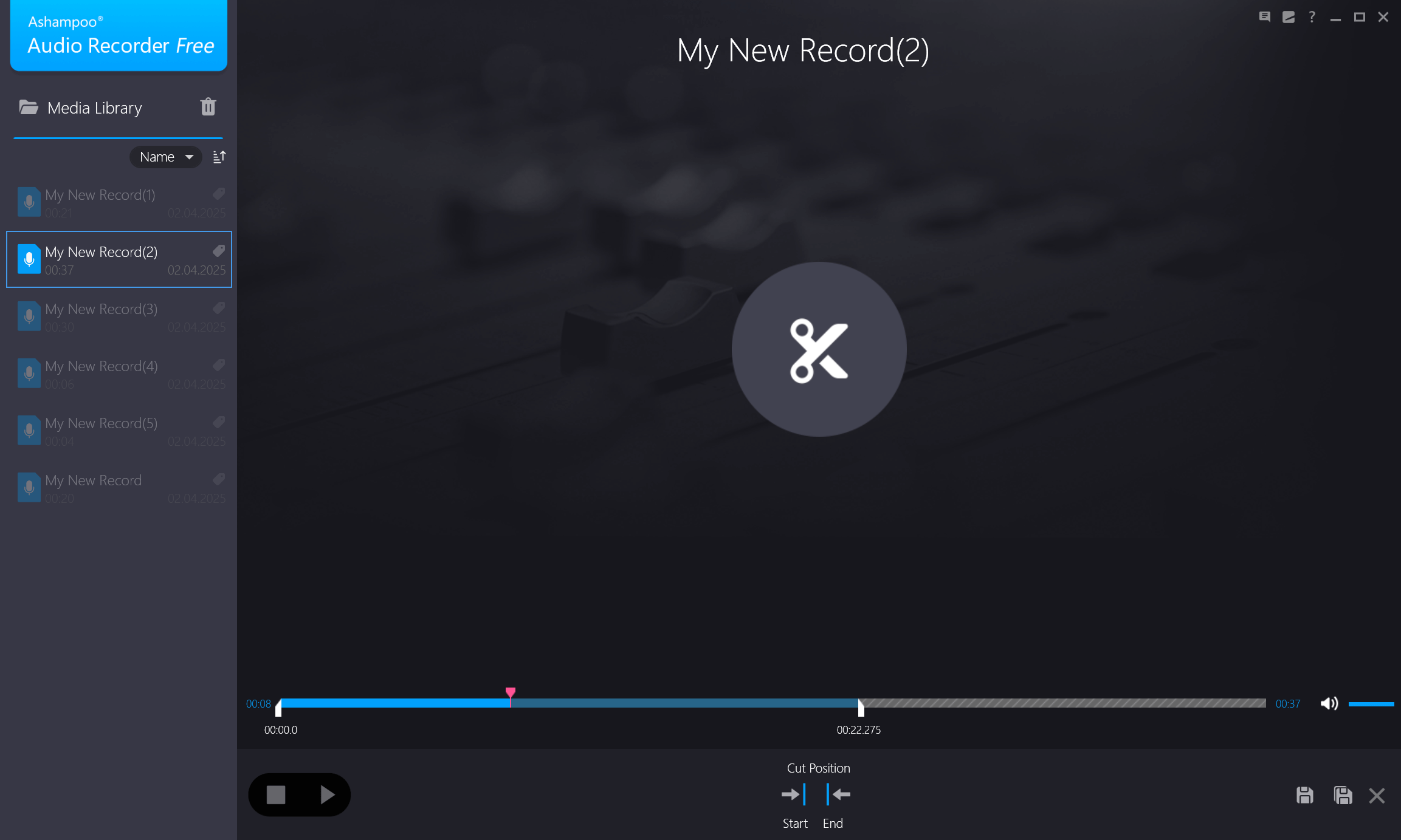 Ashampoo® Audio Recorder Free