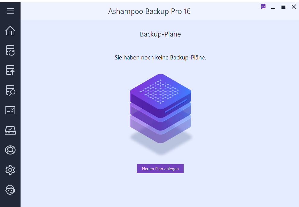 Ashampoo Backup Pro 16 - Main