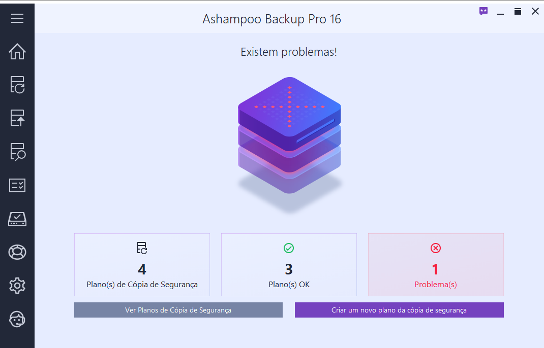 Ashampoo Backup Pro 16 - status