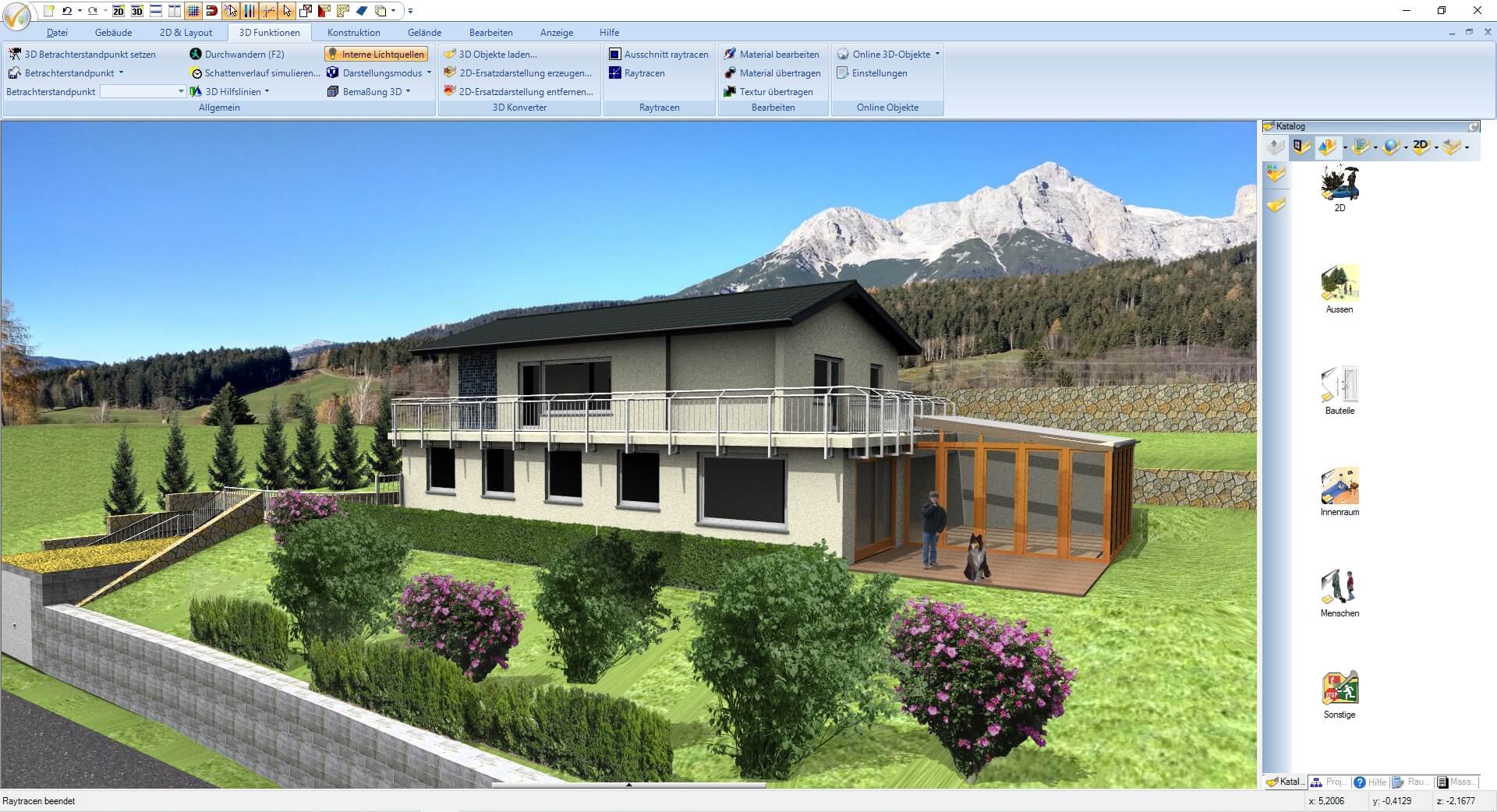 Ashampoo 3D CAD Architecture 10 - Beispiel 2