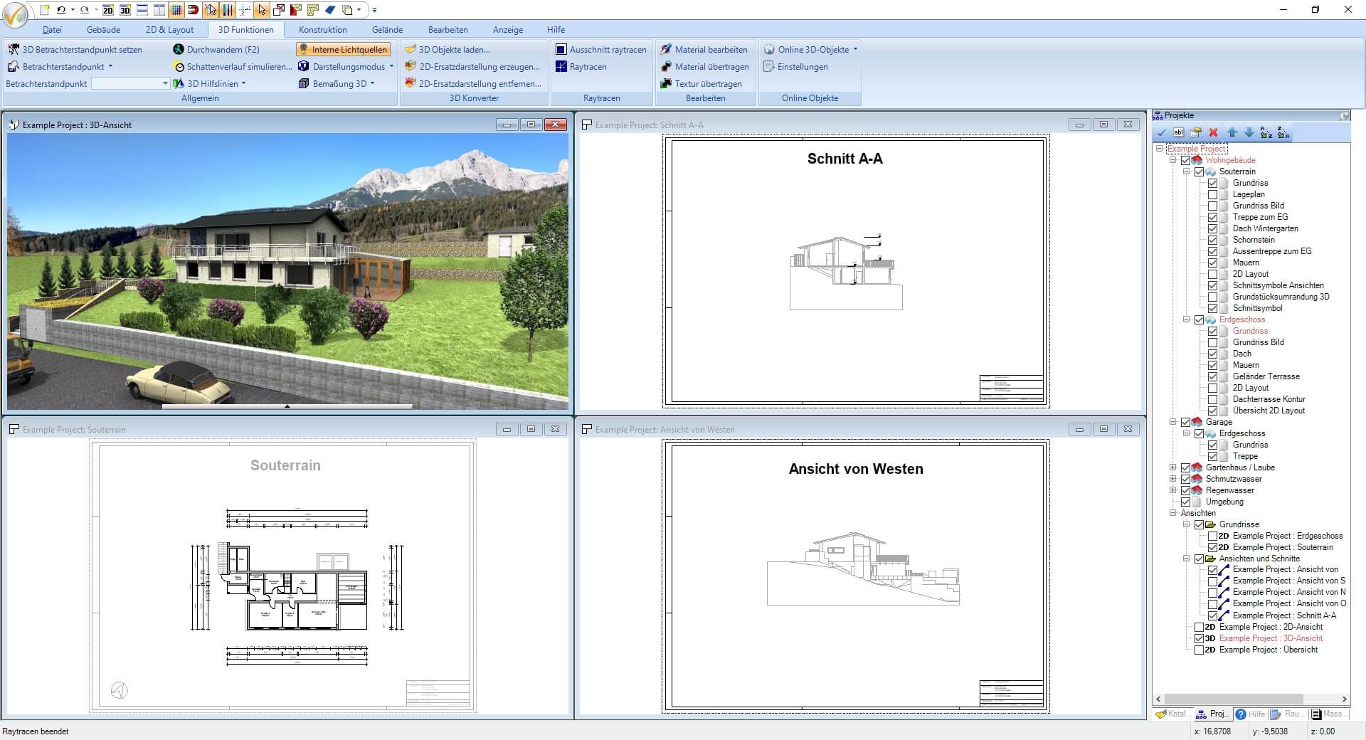 Ashampoo 3D CAD Architecture 10 - Beispiel 3