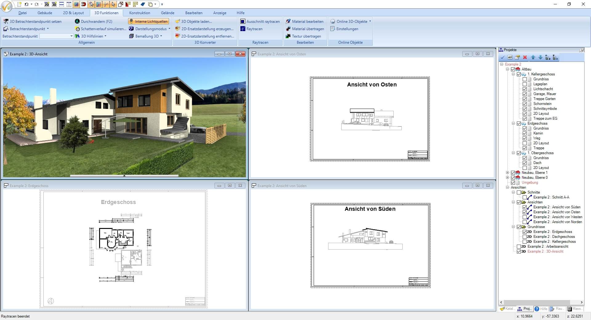 Ashampoo 3D CAD Architecture 10 - Beispiel 6