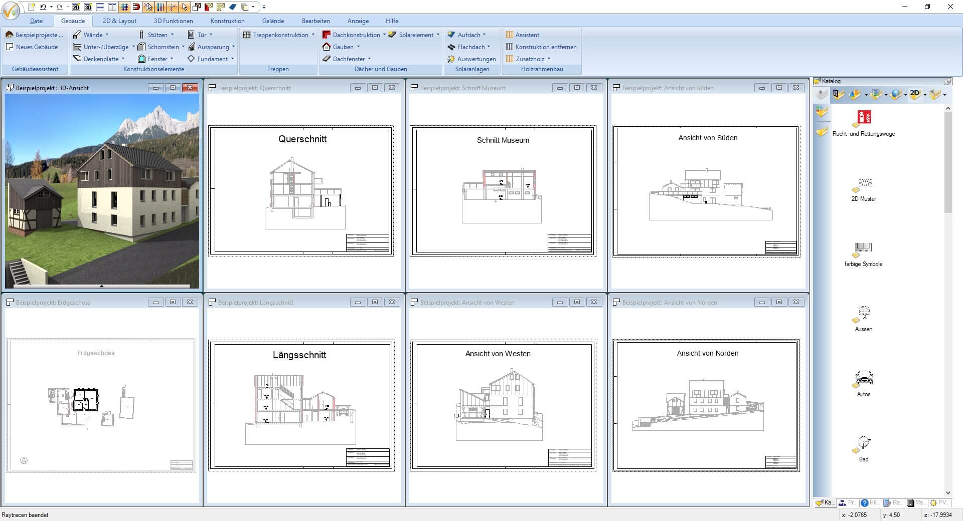 Ashampoo 3D CAD Architecture 10 - Beispiel 8