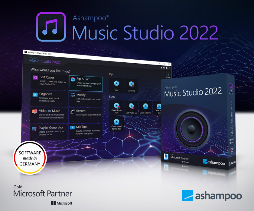 Ashampoo® Music Studio 2022 - Overview