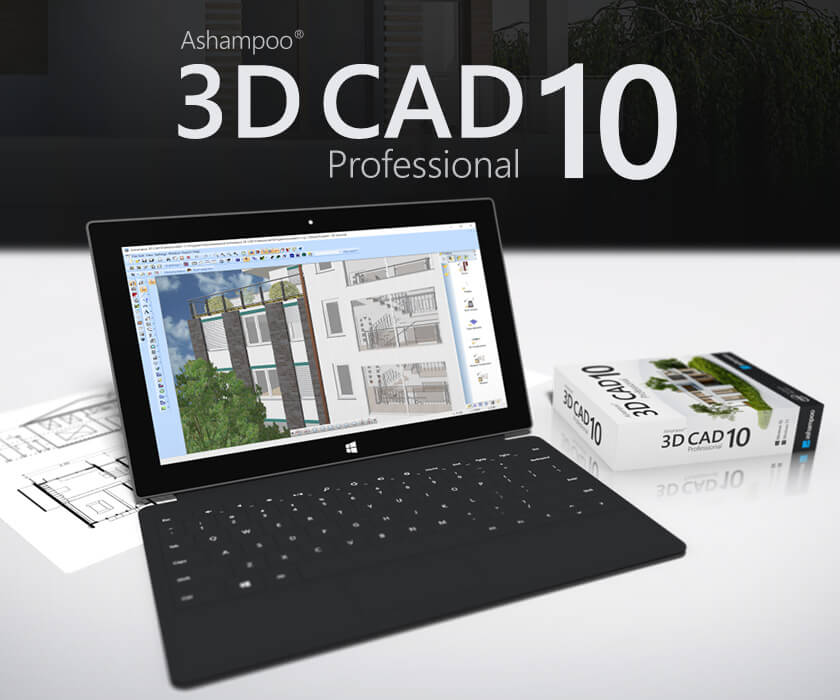 Ashampoo 3D CAD Professional 10 - Surface & product box