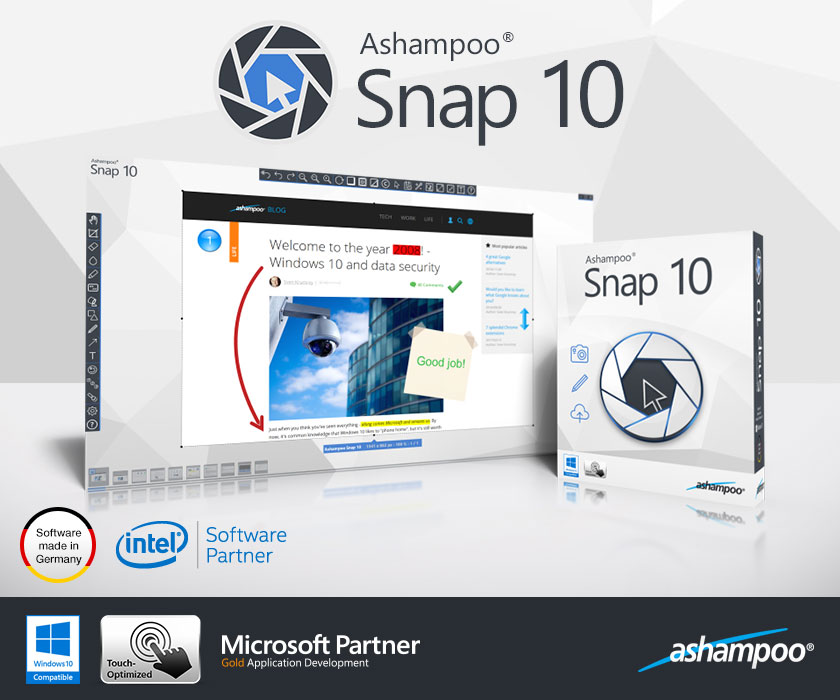 Ashampoo® Snap 10 Screenshots