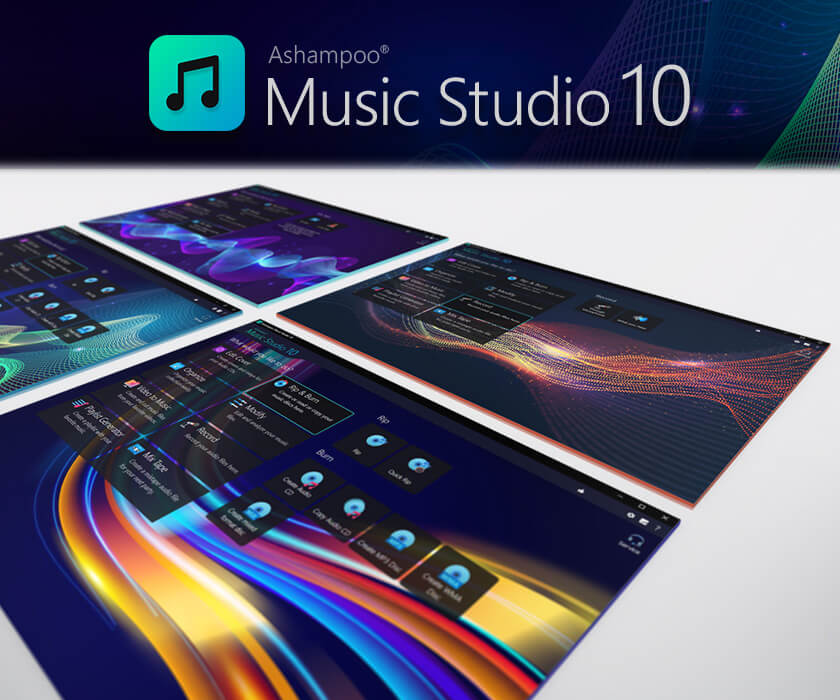 Ashampoo Music Studio 10 - Themes