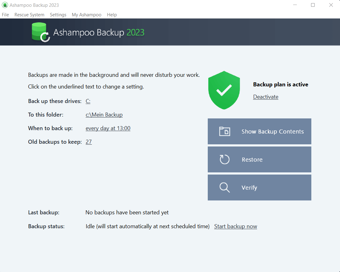 Ashampoo® Backup 2023