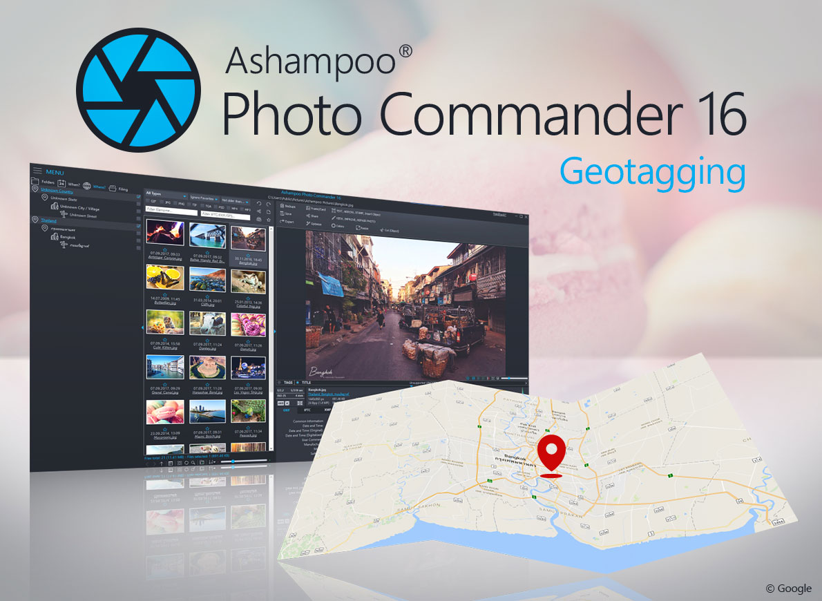 Photo Commander 16 inklusive Geotagging