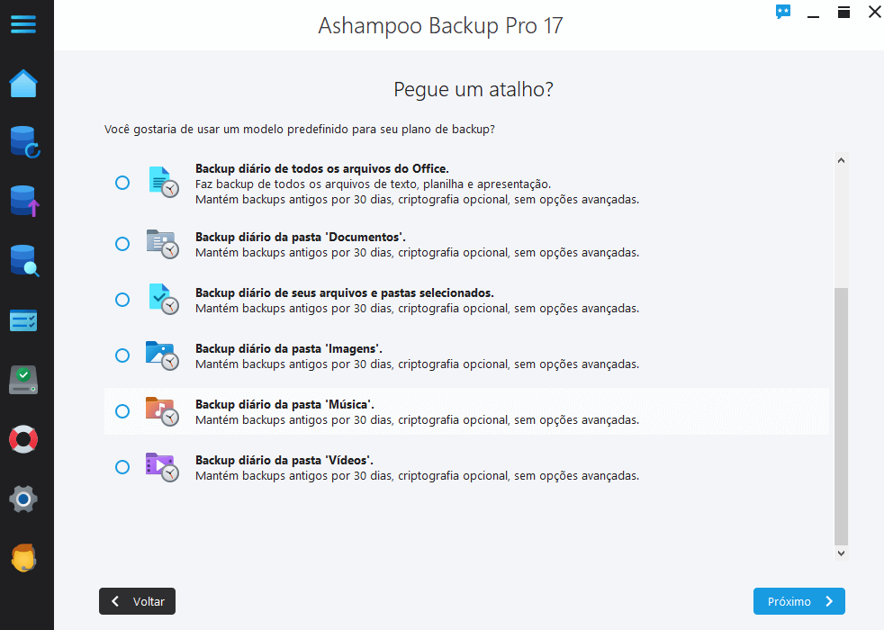 Ashampoo Backup Pro 17 - Shortcut 