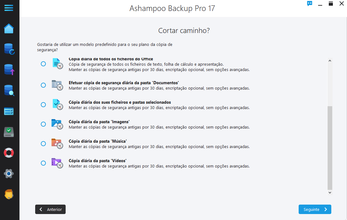 Ashampoo Backup Pro 17 - Shortcut 