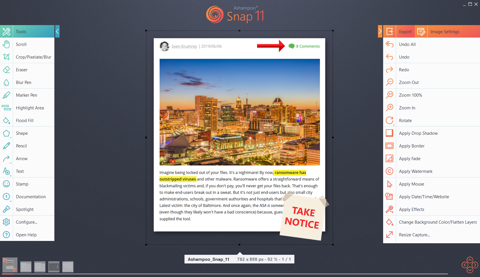 Ashampoo Snap 11.0.0 Multilingual Snap11_screen_en