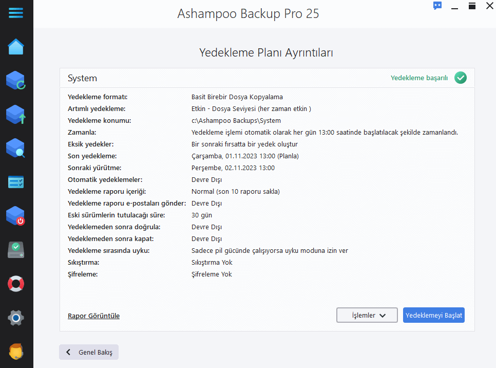 Ashampoo® Backup Pro 25 - Details