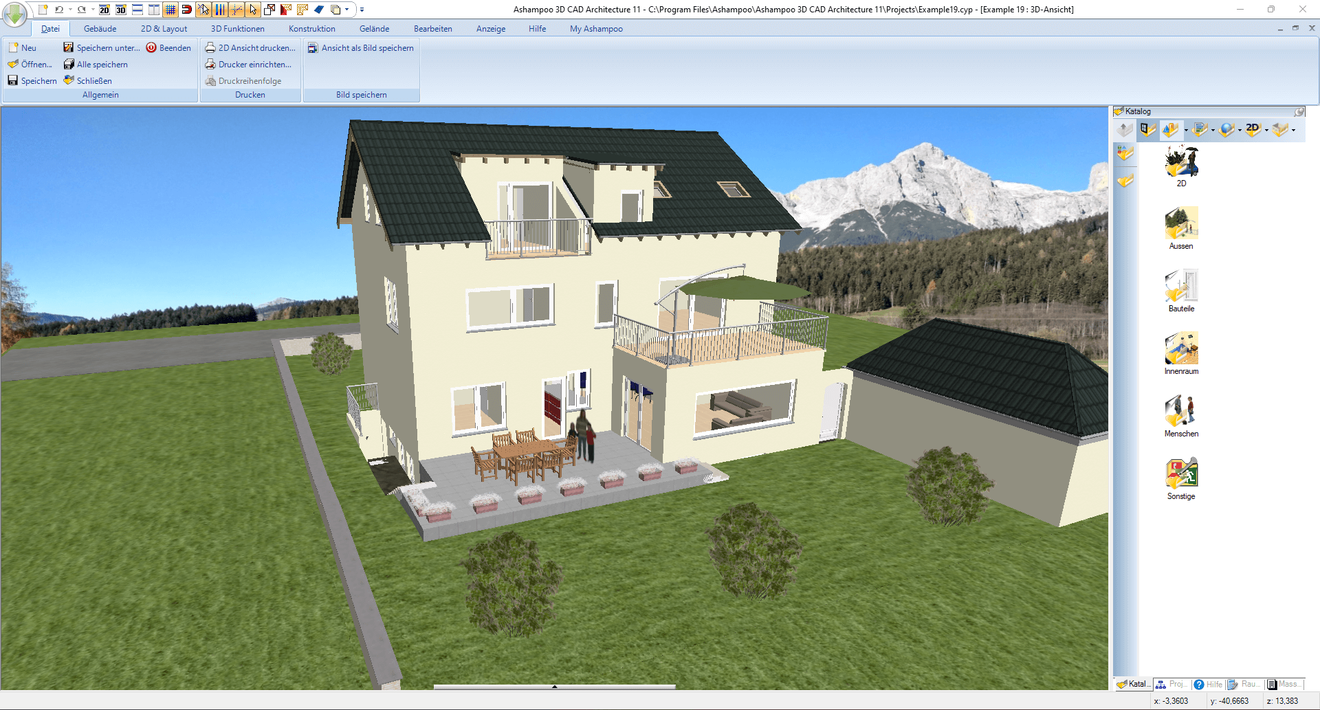Ashampoo 3D CAD Architecture 11 - Haus 