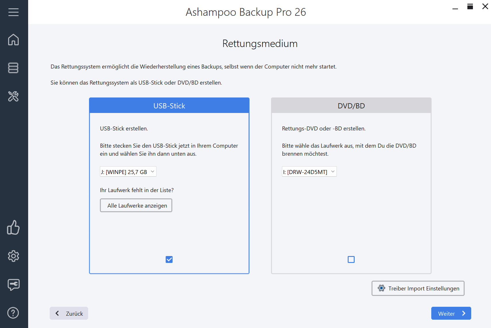 Ashampoo Backup Pro 26 - Wiederherstellung