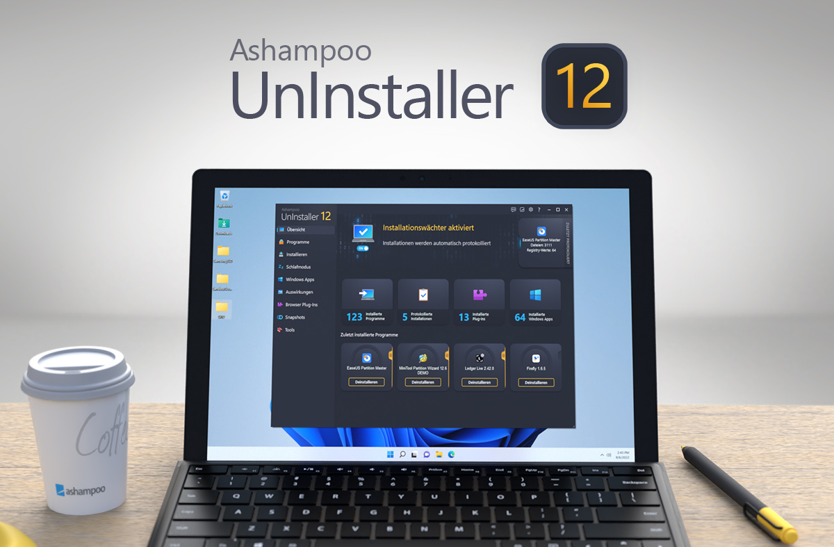 Ashampoo Uninstaller 12 - Design