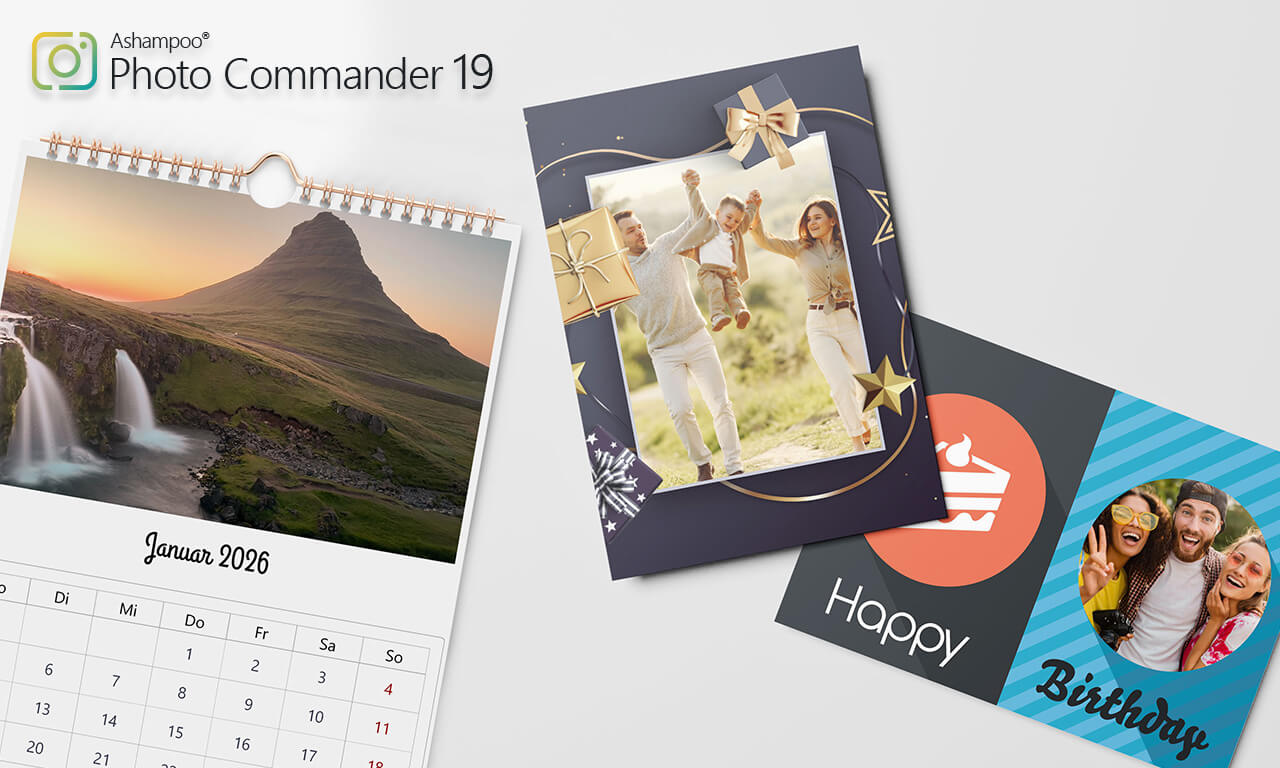 Ashampoo® Photo Commander 19 - Gestalten