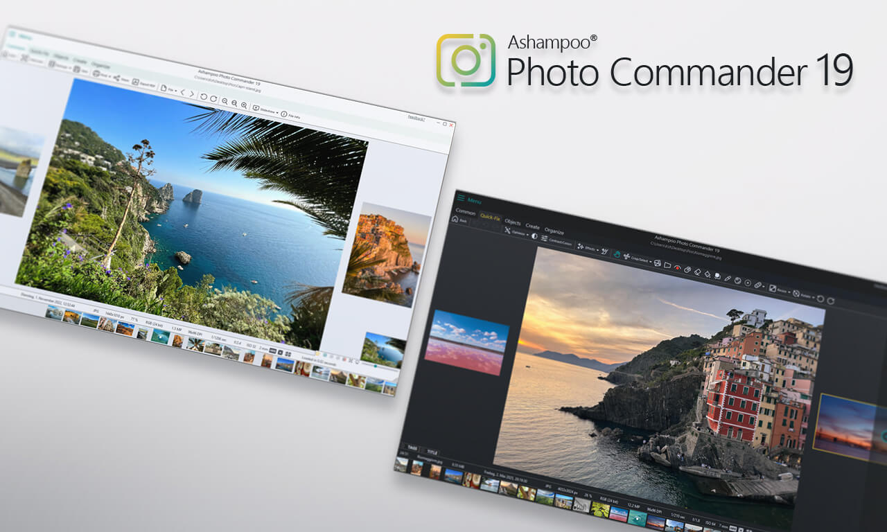 Ashampoo® Photo Commander 19 - Dark & Light Modus