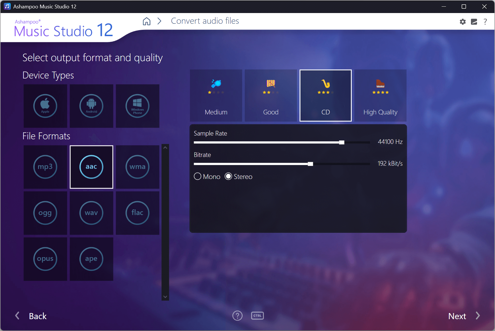 Ashampoo Music Studio 12 - Convert