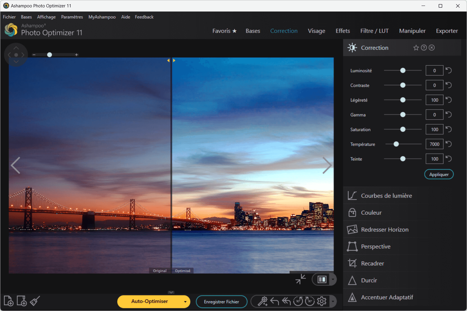 Ashampoo Photo Optimizer 11 - Correction