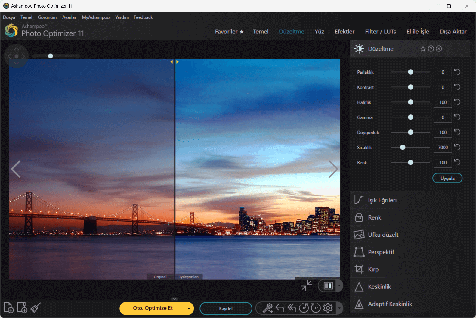 Ashampoo Photo Optimizer 11 - Correction