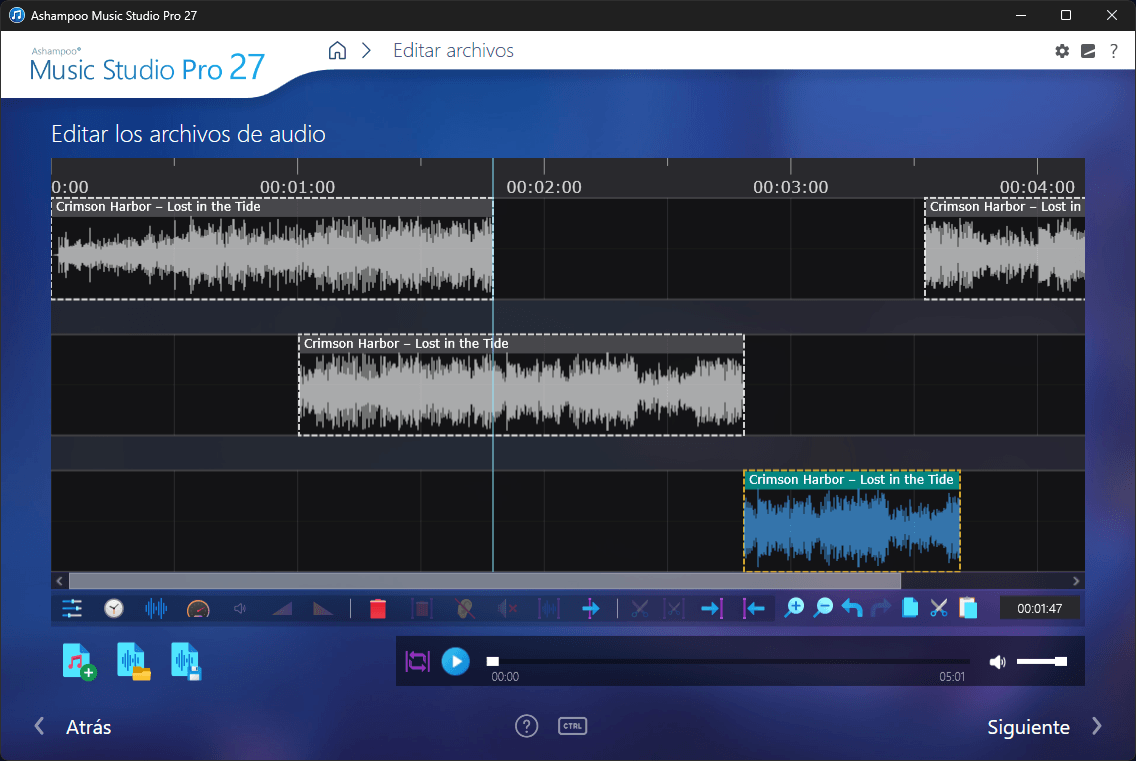 Ashampoo® Music Studio Pro 27 - Editor