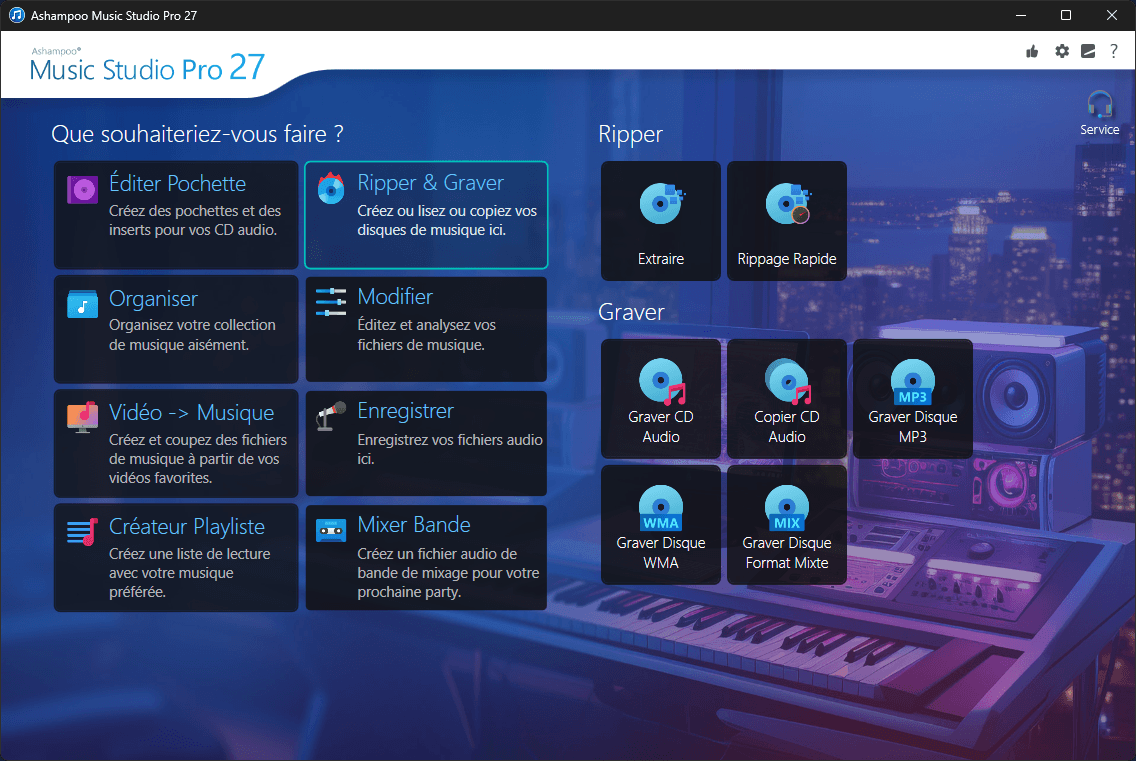 Ashampoo® Music Studio Pro 27 - Rip