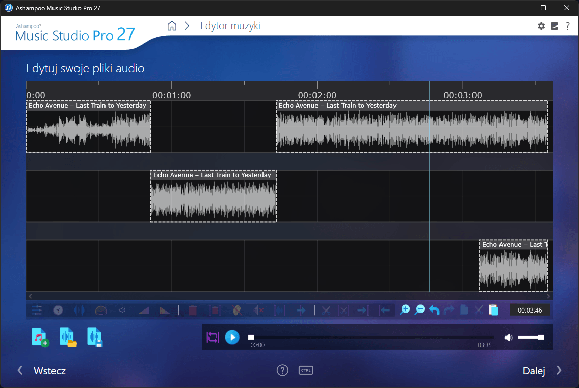 Ashampoo® Music Studio Pro 27 - Editor