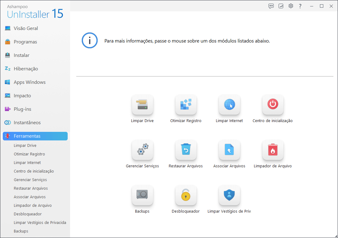 Ashampoo® UnInstaller 15 - Tools 