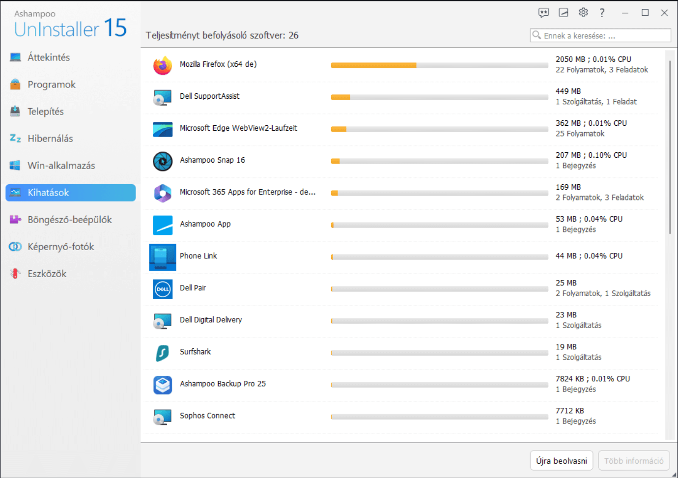 Ashampoo® UnInstaller 15 - Performance 