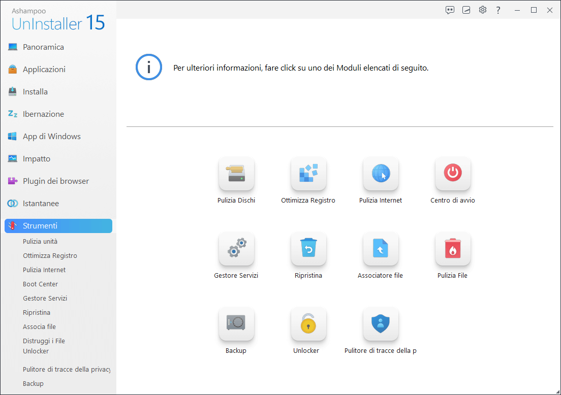 Ashampoo® UnInstaller 15 - Tools 