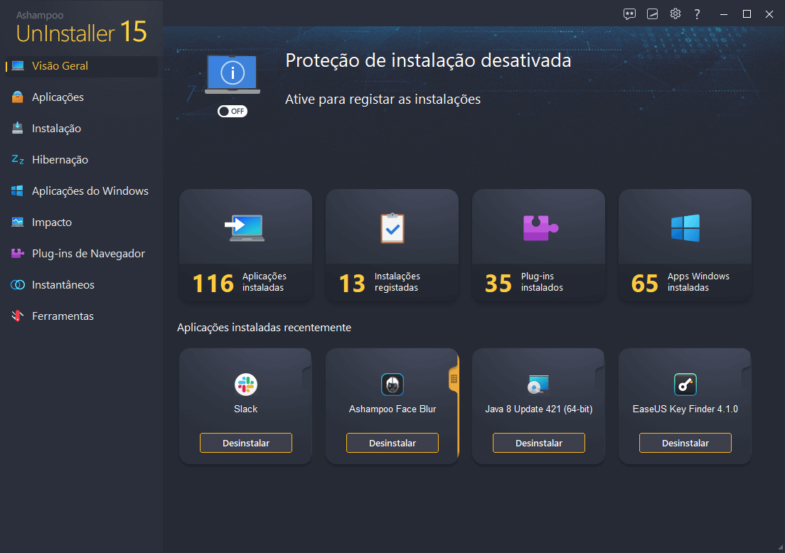 Ashampoo® UnInstaller 15 - Start Orange 