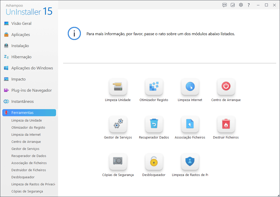 Ashampoo® UnInstaller 15 - Tools 
