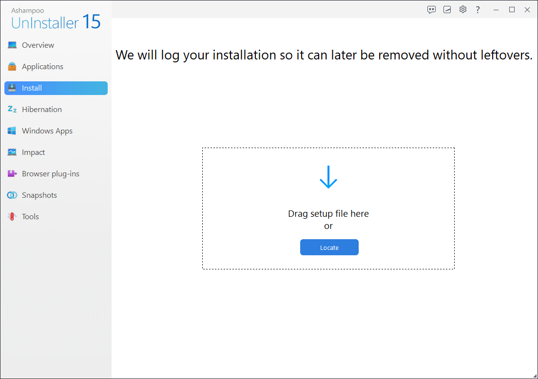 Ashampoo® UnInstaller 15 - Install 