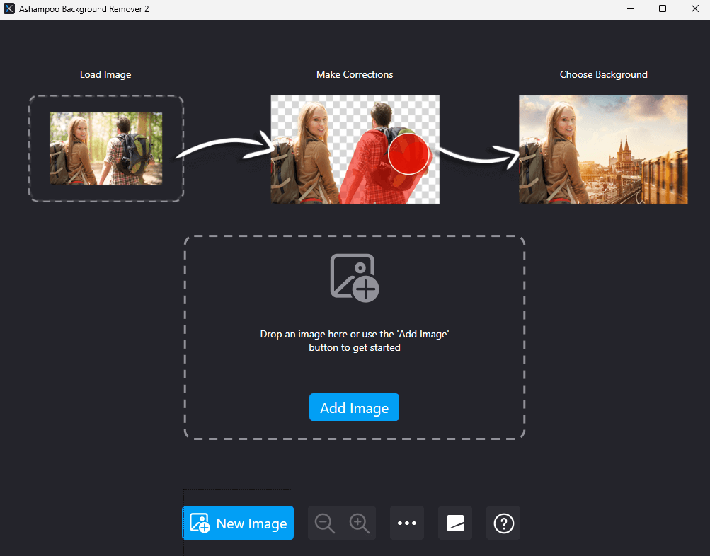 Ashampoo Background Remover 2 - Image selection
