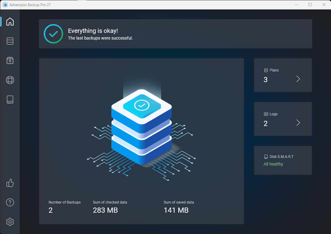 Ashampoo® Backup Pro 27 - Start