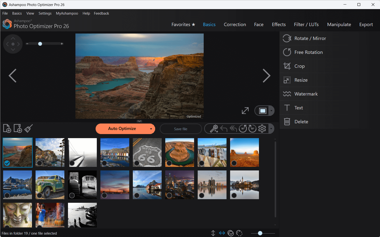 Photo Optimizer Pro 26  - Main
