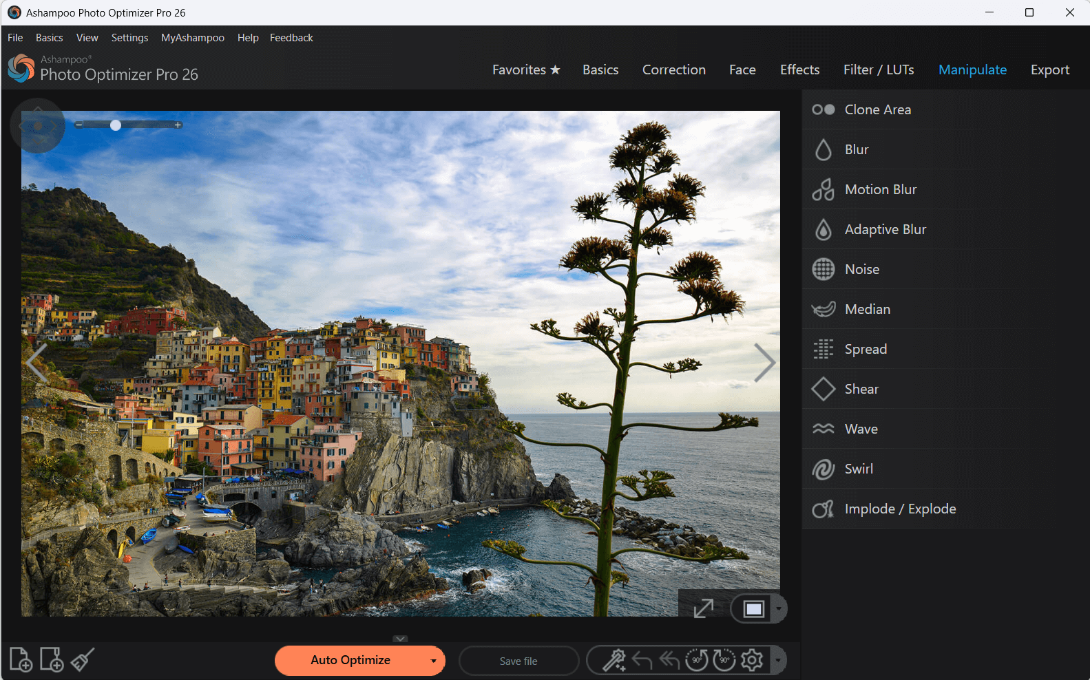 Photo Optimizer Pro 26  - Manipulate
