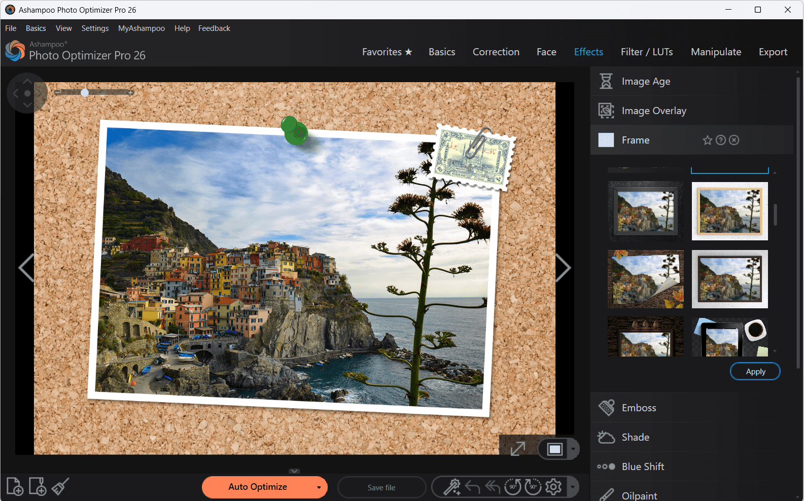 Photo Optimizer Pro 26 - Frame
