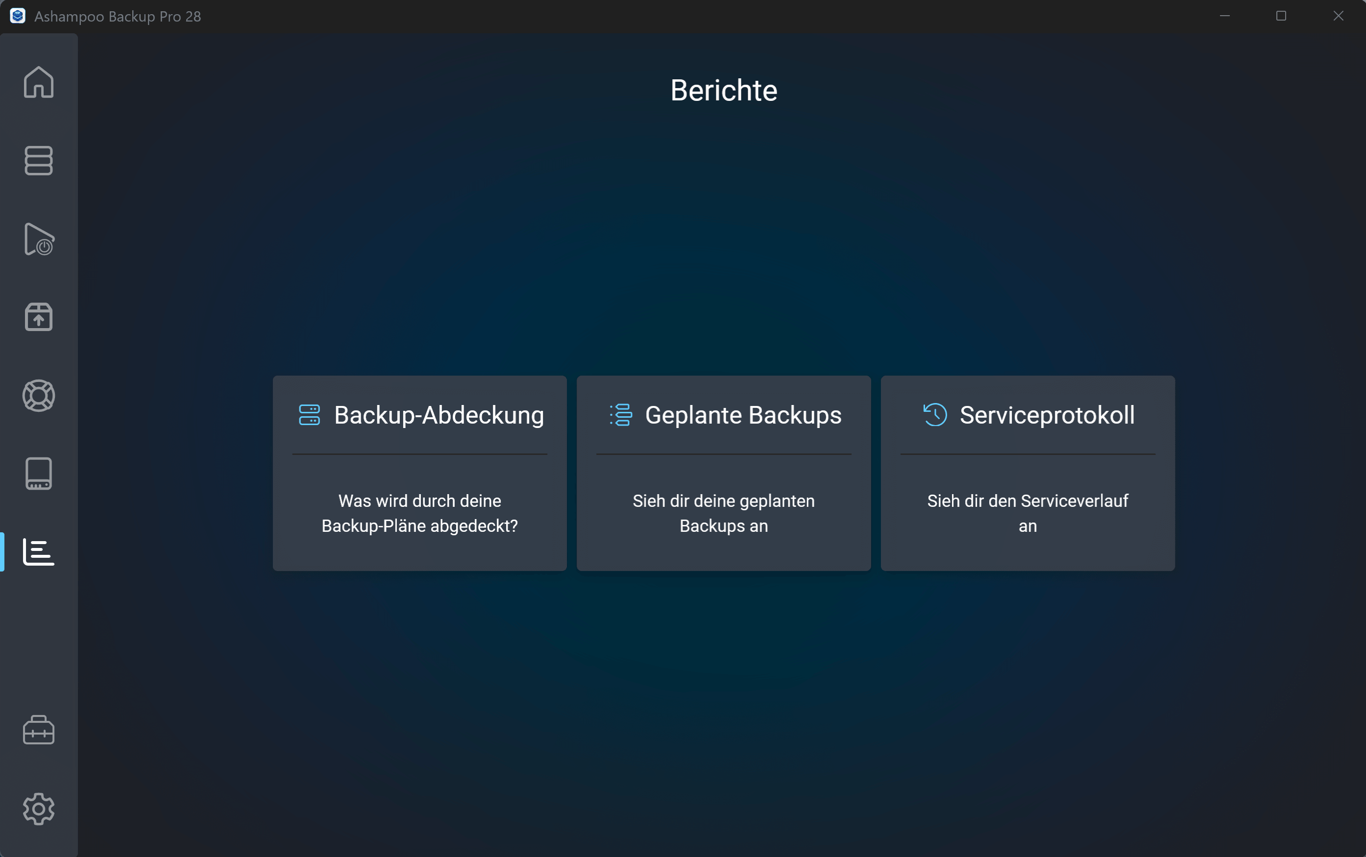 Ashampoo® Backup Pro 28 - Report