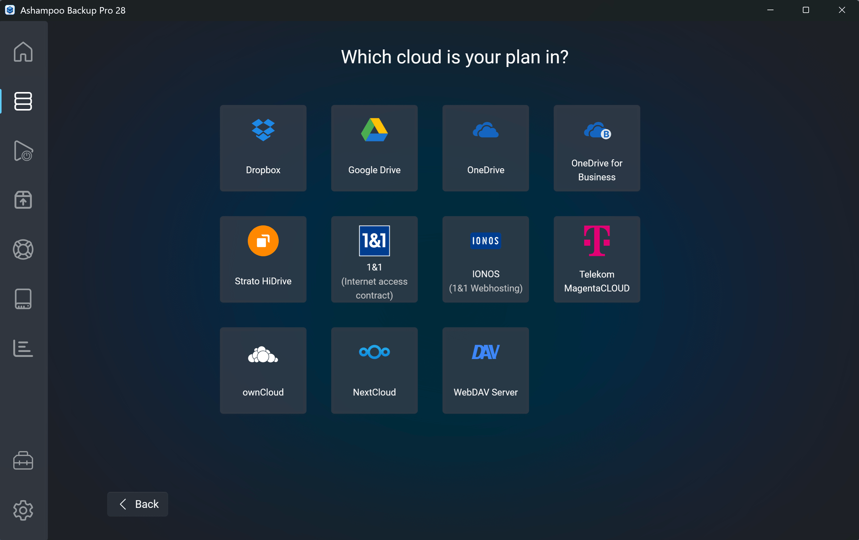 Ashampoo® Backup Pro 28 - Cloud Backups