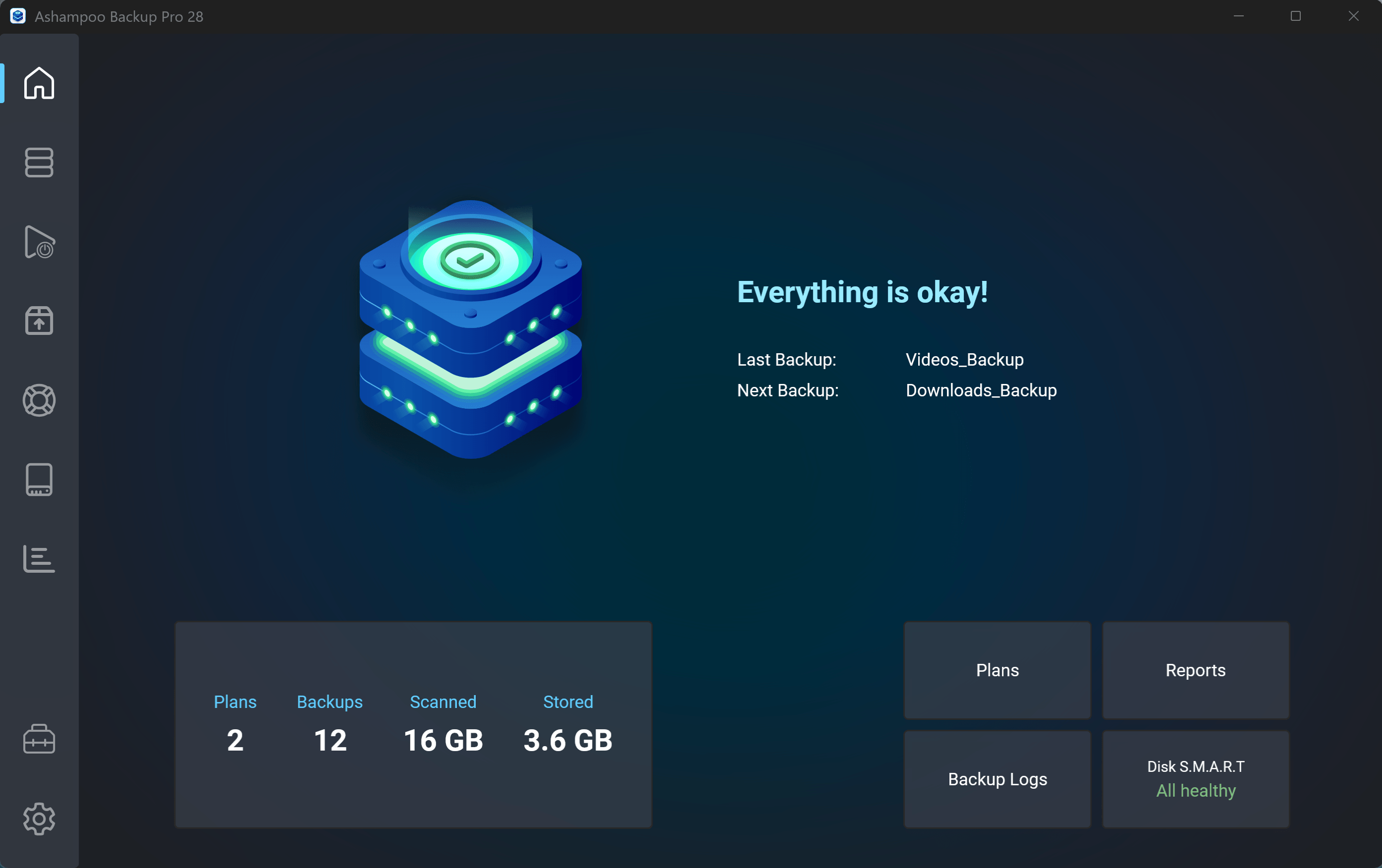 Ashampoo® Backup Pro 28 - Start